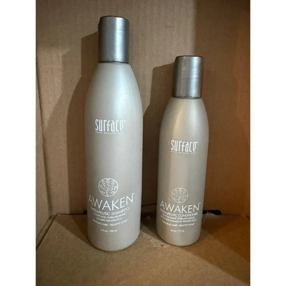 Surface Awaken Therapeutic Shampoo‎ Conditioner Set Thinning Hair Scalp Care